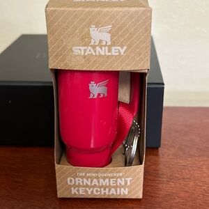 STANLEY Mini Quencher Keychain/Ornament Color:Red Delicious NWT limited edition